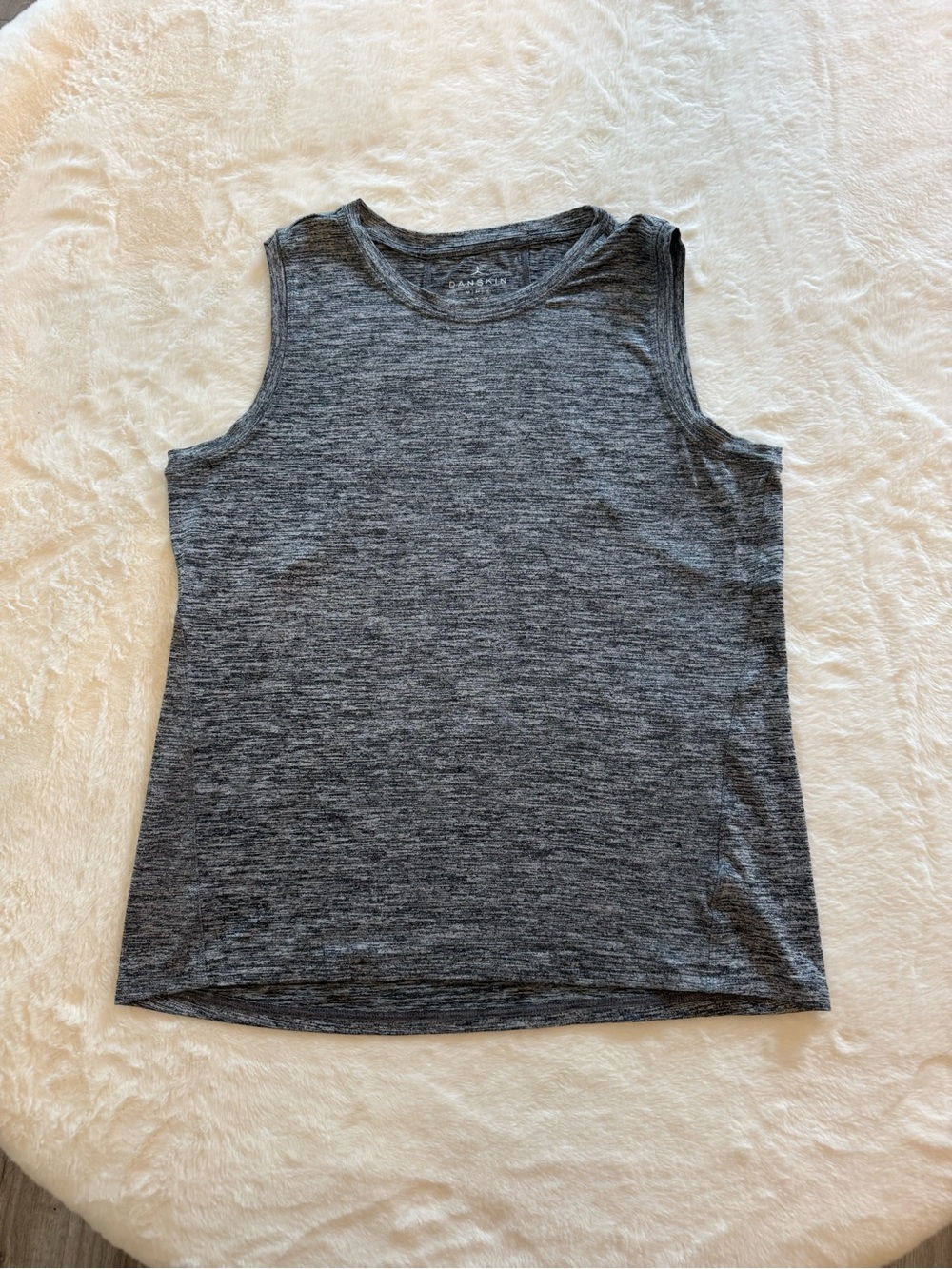Danskin Heathered Charcoal Sleeveless Tank